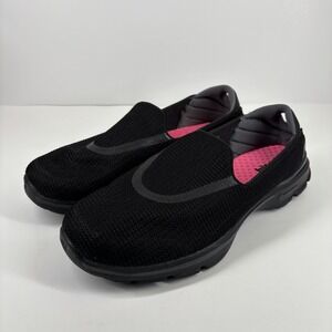 Skechers GO WALK 3 Insight Women's US 12 Black Slip-On Casual Walking Shoes